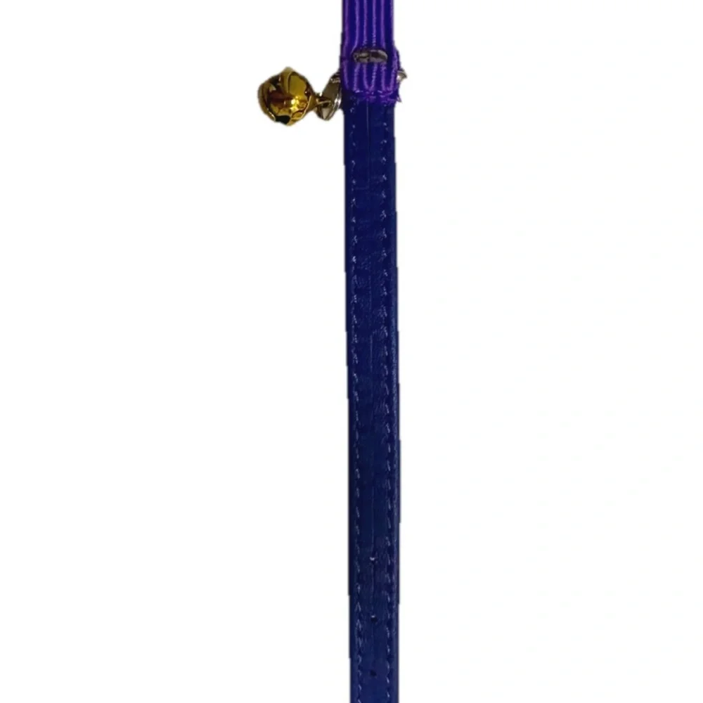 Leather Cat & Kitten Collar with Bell-Neck 6